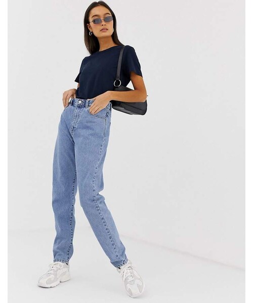DR.DENIM(ドクターデニム)の「Dr Denim Nora super high rise mom jean(デニムパンツ・レディース・Blue・W29 L30)」の3枚目の写真