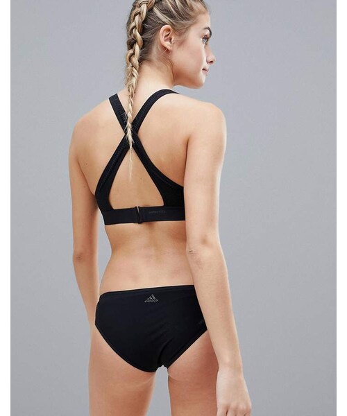 adidas - 新品未使用 adidas アディダス 水着 白 ビキニ 9号 M