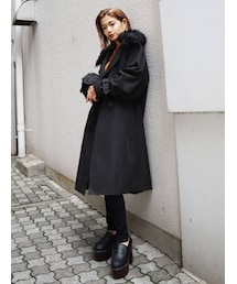 EMODA | バルキーダブルコート(その他アウター)