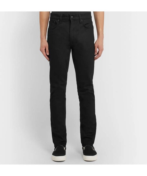 Nudie Jeans（ヌーディージーンズ）の「Nudie Jeans Limited Edition Lean Dean Slim-Fit Organic Denim Jeans（デニムパンツ・メンズ・Black・32w 32l/30w 32l/34w 32l/28w 32l/31w 32l/33w 32l/36w 32l）」の4枚目の写真