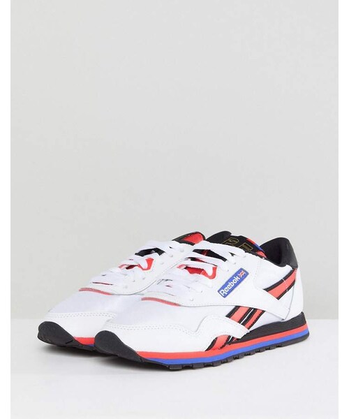 Reebok（リーボック）の「Reebok X P.E Nation Classic Nylon Sneakers（スニーカー・レディース・White・Us 5）」の2枚目の写真