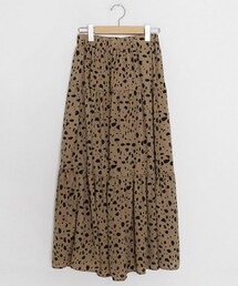 DHOLIC | レオパードギャザースカート(スカート)