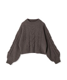 GRL | ケーブル編みモールニットトップス(ニット/セーター)