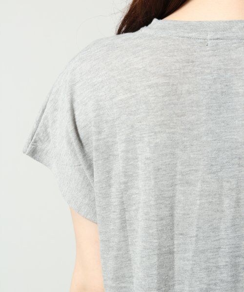 JEANASIS（ジーナシス）の「ARTリップTEE（トップス・レディース・オフホワイト/ブラック/グレー・FREE）」の12枚目の写真