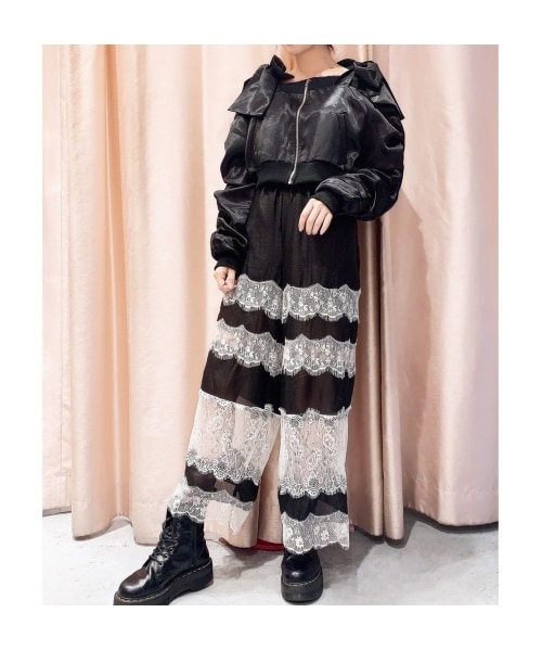 lilLilly（リルリリー）の「リボンオフショルMA-1（）」 - WEAR