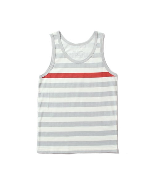 URBAN RESEARCH（アーバンリサーチ）の「天竺COOLMAXボーダープリントタンクトップ（トップス・メンズ・YELLOW/GREEN/RED・M/L）」の3枚目の写真