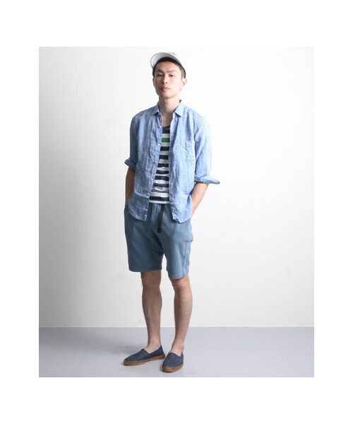 URBAN RESEARCH（アーバンリサーチ）の「天竺COOLMAXボーダープリントタンクトップ（トップス・メンズ・YELLOW/GREEN/RED・M/L）」の13枚目の写真