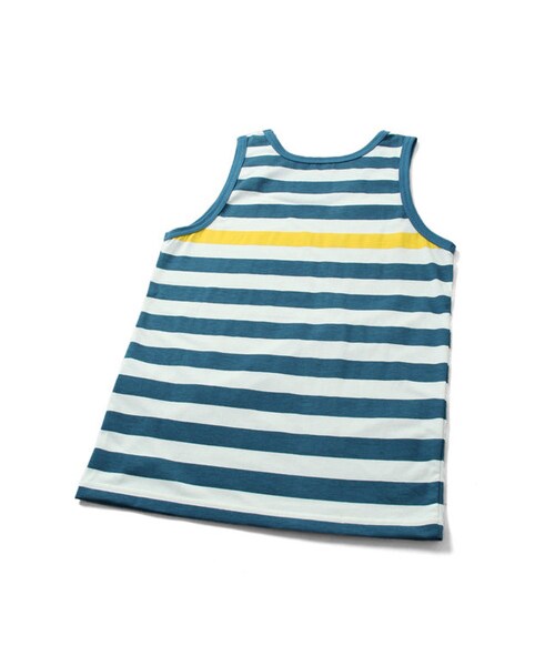 URBAN RESEARCH（アーバンリサーチ）の「天竺COOLMAXボーダープリントタンクトップ（トップス・メンズ・YELLOW/GREEN/RED・M/L）」の7枚目の写真