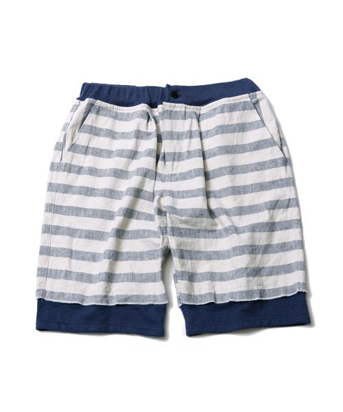 VIRGOwearworks（ヴァルゴウェアワークス）の「W line shorts ショートパンツ（パンツ・メンズ・NAVY/BLACK/RED/NAVY）」の2枚目の写真