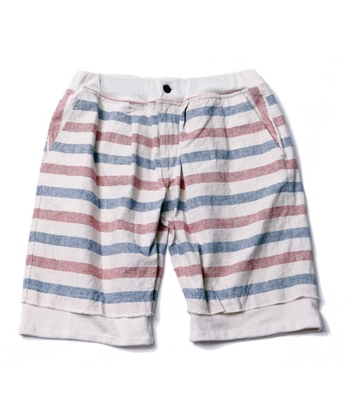 VIRGOwearworks（ヴァルゴウェアワークス）の「W line shorts ショートパンツ（パンツ・メンズ・NAVY/BLACK/RED/NAVY）」の4枚目の写真