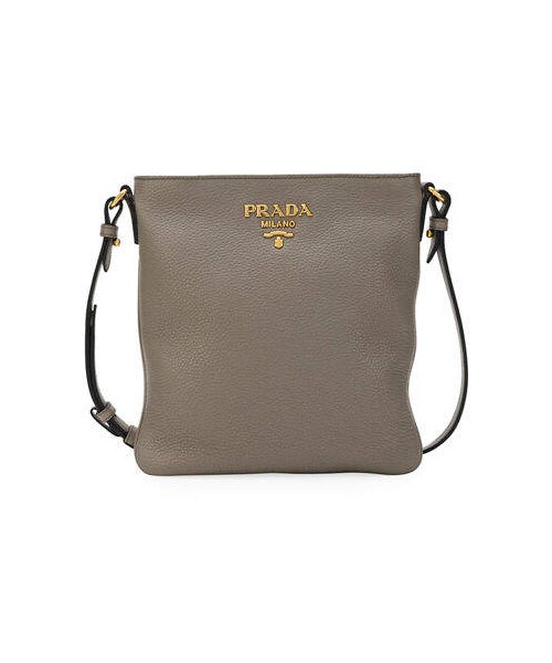 PRADA（プラダ）の「Prada Vitello Daino Crossbody Bag（ショルダーバッグ・レディース・Brown/Black/Beige/Blue/Gray・One Size）」の3枚目の写真