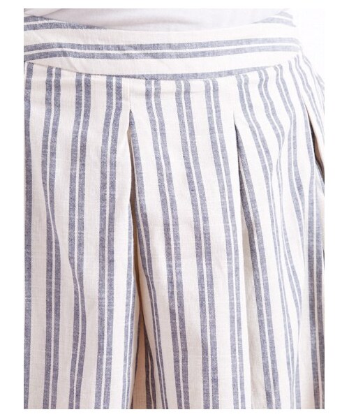 Green Parks fuuwa（グリーンパークスフーワ）の「・マルチストライプミディスカート（スカート・レディース・グレー/ブルー/ネイビー・F）」の7枚目の写真