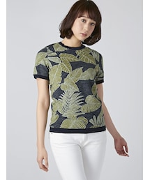 REMI RELIEF | REMI RELIEF (レミレリーフ) インディ゙ゴJQリーフ柄(トップス)