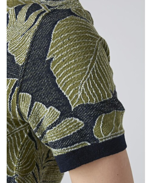 REMI RELIEF（レミレリーフ）の「REMI RELIEF (レミレリーフ) インディ゙ゴJQリーフ柄（トップス・レディース・BLUE・F）」の7枚目の写真