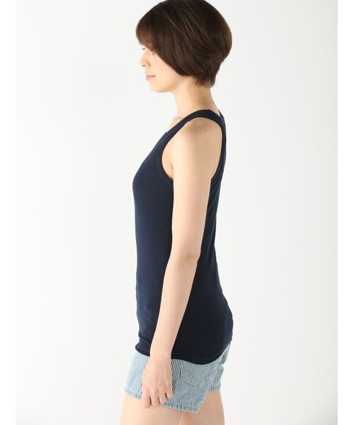 BEAVER（ビーバー）の「タンクトップ（トップス・レディース・BLACK/GREY/NAVY/WHITE/YELLOW/BLUE・F）」の21枚目の写真