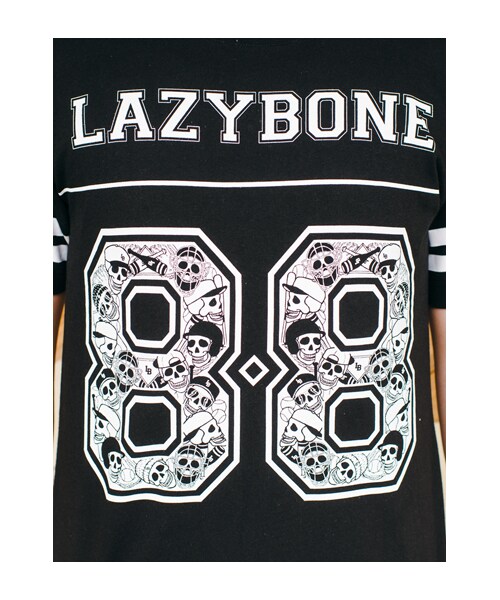 lazybone（レイジーボーン）の「LB Sporty Tee (men)（トップス・メンズ・白色/黑色・S/M/L/XL）」の12枚目の写真