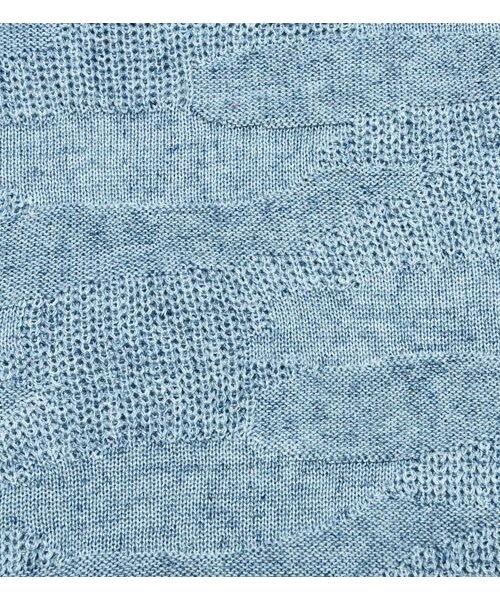 KATHARINE HAMNETT LONDON （キャサリンハムネットロンドン）の「SHADOW JACQUARD HARF（トップス・メンズ・ブルー/ベージュ/ホワイト・M/L）」の8枚目の写真