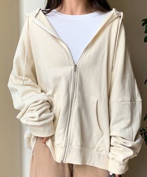 DHOLIC | ルーズフードジップアップ(パーカー)