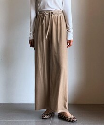 DHOLIC | ドロストベロアプリーツパンツ(その他パンツ)