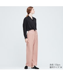 UNIQLO | レーヨンボウタイブラウス（長袖）(シャツ/ブラウス)