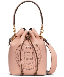 FENDI | Fendi Mon Tresor Perforated Logo Leather Bucket Bag(ハンドバッグ)