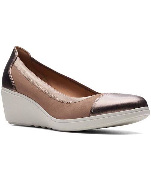 Clarks（クラークス）の「Clarks® Unstructured Tallara Liz Wedge Pump（パンプス）」 WEAR