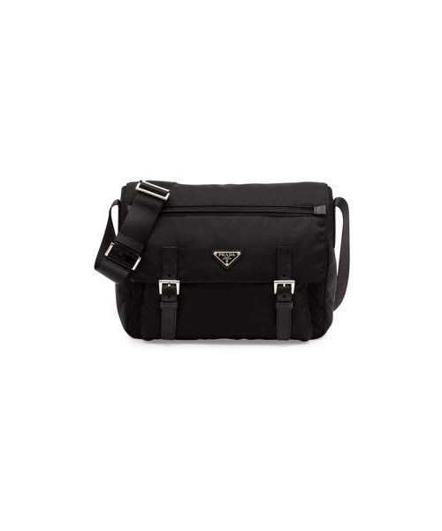 prada nylon messenger bag