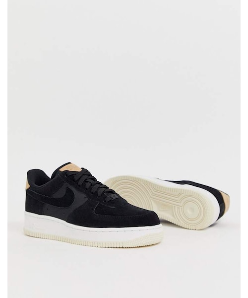 NIKE（ナイキ）の「Nike Air Force 1'07 sneakers in black suede（スニーカー・レディース・Black・Us 10）」の3枚目の写真