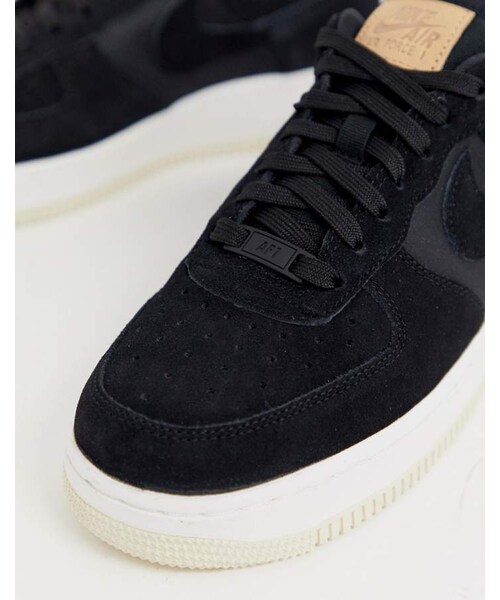 NIKE（ナイキ）の「Nike Air Force 1'07 sneakers in black suede（スニーカー・レディース・Black・Us 10）」の4枚目の写真