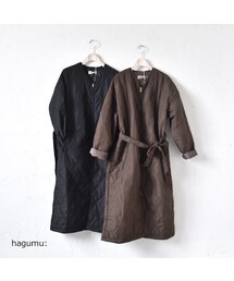 hagumu | hagumu: キルティングロングコート(ダウンジャケット/コート)