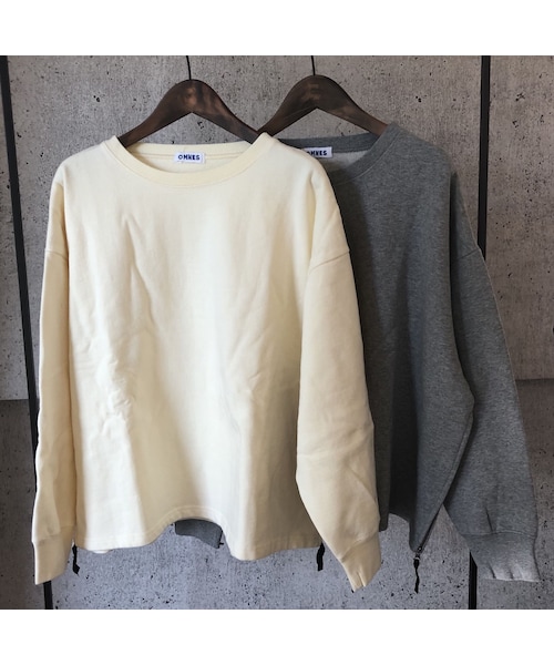 copine(コピン)の「10月23日再々入荷!大人気完売シリーズNEWカラー登場!サイドジッパーデザイン!バックプリント裏起毛トレーナー(2color)【クリックポスト対象商品】(スウェット・レディース・その他)」の13枚目の写真