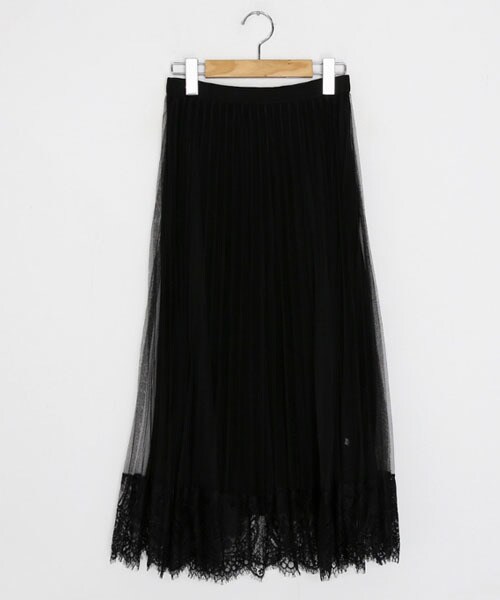 DHOLIC（ディーホリック）の「レースリバーシブルスカート（スカート・レディース・グリーン/ブラック/ベージュ・FREE）」の2枚目の写真