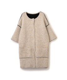 NINE | NINE リバーシブルニットコート(その他アウター)