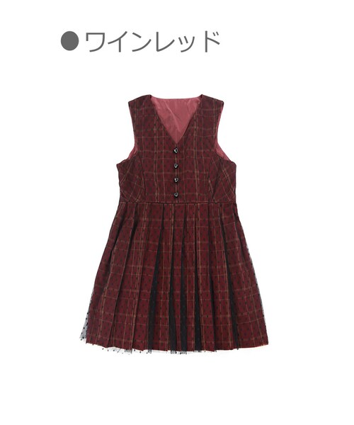 Bobon21（ボボンニジュウイチ）の「ドットチュールチェック柄