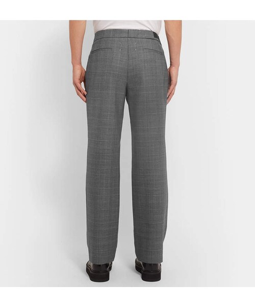 Maison Margiela（メゾンマルジェラ）の「Maison Margiela Pleated Checked Virgin Wool Trousers（その他パンツ・メンズ・Gray・It 44/It 46/It 48/It 50/It 52/It 54）」の5枚目の写真