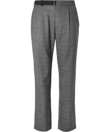 Maison Margiela | Maison Margiela Pleated Checked Virgin Wool Trousers(その他パンツ)