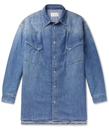 Maison Margiela | Maison Margiela Oversized Padded Denim Overshirt(シャツ/ブラウス)