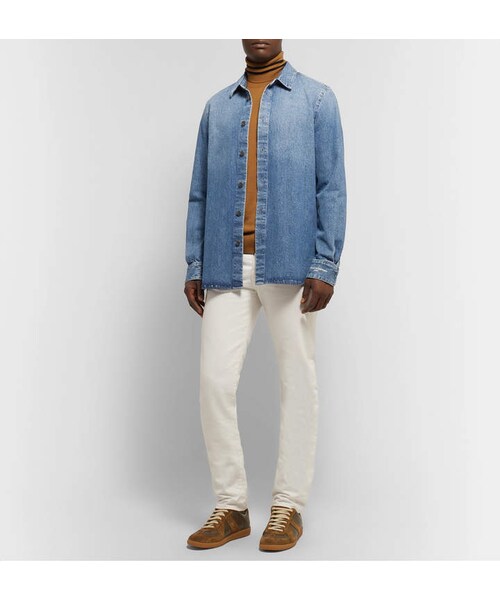 STELLA McCARTNEY(ステラマッカートニー)の「Stella Mccartney Nicholas Organic Denim Shirt(シャツ/ブラウス・メンズ・Blue・It 42/It 44/It 46/It 48/It 50/It 52)」の4枚目の写真