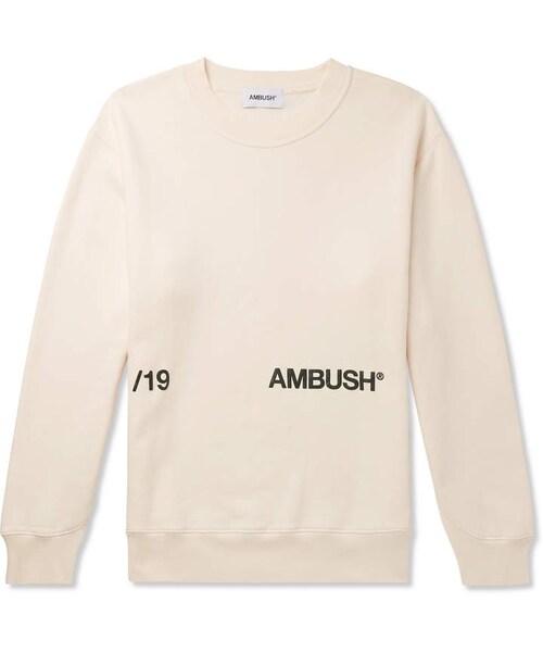 Ambush(アンブッシュ)の「Ambush® Logo-Print Fleece-Back Cotton ...