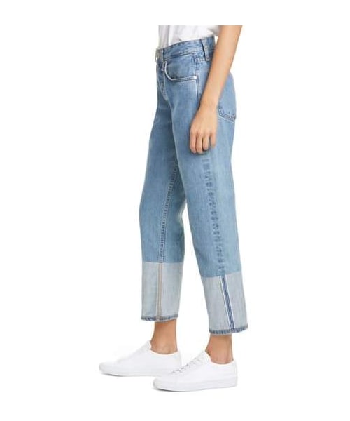 rag & bone（ラグアンドボーン）の「rag & bone Maya Reverse Cuff Ankle Straight Leg Nonstretch Jeans（デニムパンツ・レディース・Blue・30/26/31/27/32/28/24/29/25/23）」の3枚目の写真