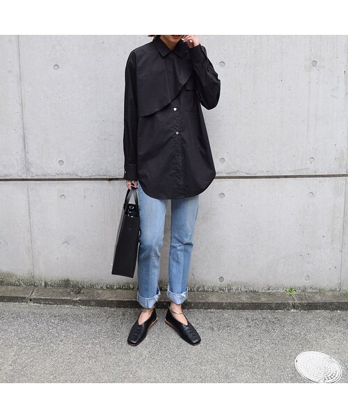 no brand(ノーブランド)の「コットンアシメデザインBL(シャツ/ブラウス・レディース・その他)」の6枚目の写真