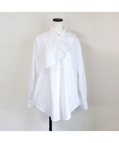 no brand(ノーブランド)の「コットンアシメデザインBL(シャツ/ブラウス・レディース・その他)」の9枚目の写真