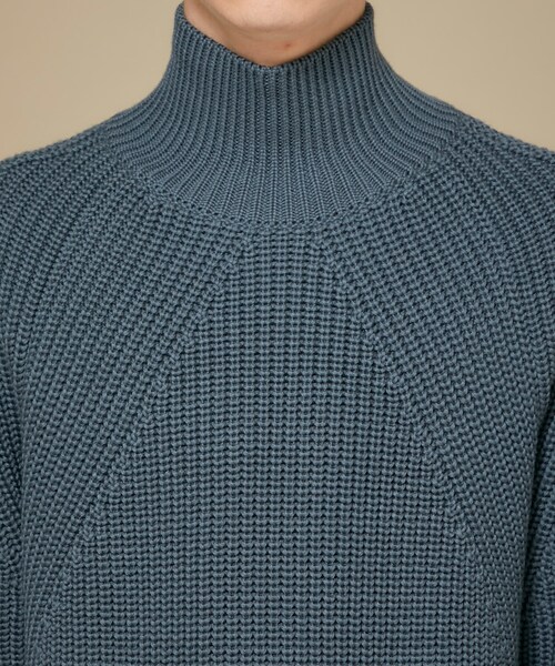 16日限定価格　バトナー　シグネチャー　タートルネック　藍色(インディゴ) 1 バトナー BATONER シグネチャータートルネック SIGNATURE TURTLE NECK