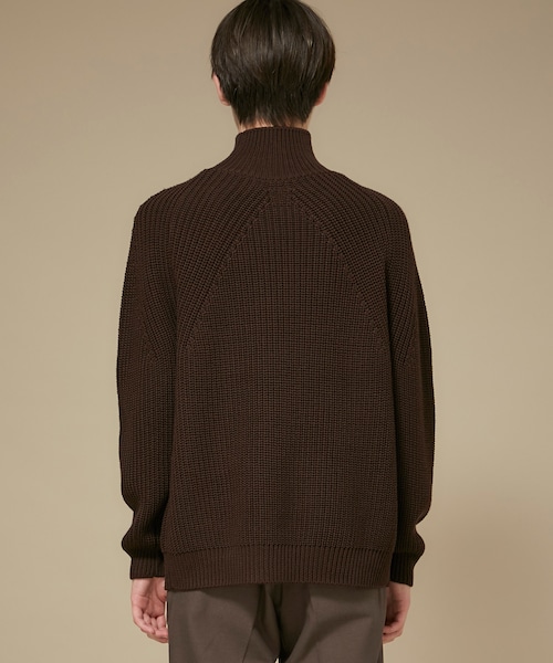 BATONER ブラウン タートルネックニット バトナーBATONER ブラウン タートルネック ニット