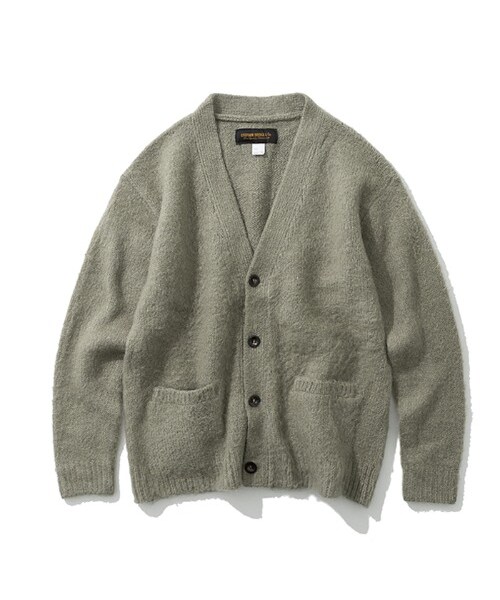 ユニフォームブリッジ メンズ アウター カーディガン カーディガン Uniform Bridge Argyle Collar Cardigan UNIFORM BRIDGE（ユニフォームブリッジ）の「19fw mohair wool
