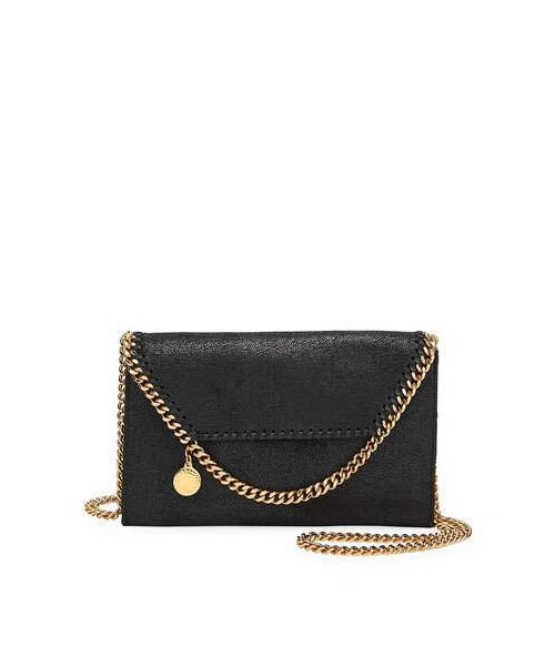 STELLA McCARTNEY(ステラマッカートニー)の「Stella McCartney Falabella Mini Shaggy Deer Crossbody Bag(ショルダーバッグ・レディース・Black・One Size)」の1枚目の写真