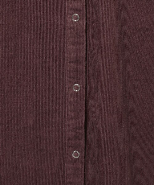 PAGEBOY（ページボーイ）の「コーデュロイシャツワンピース（ワンピース/ドレス・レディース・グレージュ/ベージュ/ダークブラウン・F）」の11枚目の写真