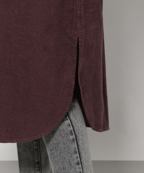 PAGEBOY（ページボーイ）の「コーデュロイシャツワンピース（ワンピース/ドレス・レディース・グレージュ/ベージュ/ダークブラウン・F）」の14枚目の写真
