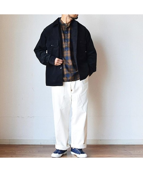 A Vontade コーデュロイユーティリティシャツ ブラック Lサイズ A Vontade コーデュロイユーティリティシャツ ブラック Lサイズ