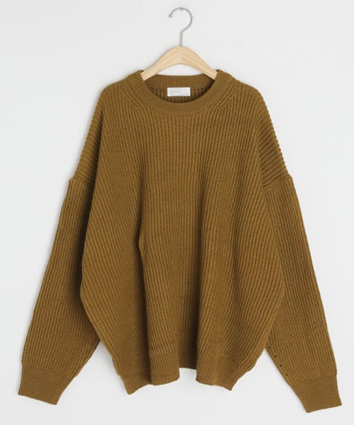 DHOLIC（ディーホリック）の「オーバーサイズニット（ベスト・レディース・その他/ブラウン/イエロー/グリーン・FREE）」の4枚目の写真